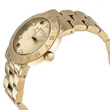 Marc Jacobs Amy Dexter Gold Dial Gold Stainless Steel Strap Watch for Women - MBM3218