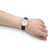 Tissot Everytime Small White Dial Black Leather Strap Watch For Women - T109.210.16.032.00