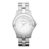 Marc Jacobs Rivera White Dial Silver Stainless Steel Strap Watch for Women - MBM3133