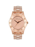 Marc Jacobs Blade Rose Gold Dial Stainless Steel Strap Watch for Women - MBM3127