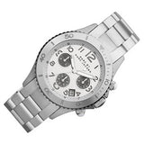 Marc Jacobs Marc Chronograph White Dial Silver Steel Strap Watch for Men - MBM3155