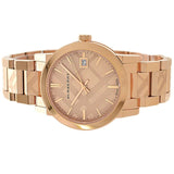 Burberry The City Rose Gold Dial Rose Gold Stainless Steel Strap Watch for Women - BU9146