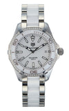 Tag Heuer Aquaracer Diamond White Dial Two Tone Steel Strap Watch for Women - WAY131H.BA0914