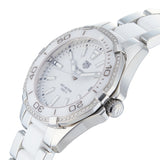 Tag Heuer Aquaracer Diamond White Dial Two Tone Steel Strap Watch for Women - WAY131H.BA0914