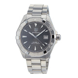 Tag Heuer Aquaracer Automatic 41mm Anthracite Dial Silver Steel Strap Watch for Men - WAY2113.BA0928