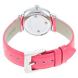 Marc Jacobs Roxy Black Dial Pink Leather Strap Watch for Women - MJ1540