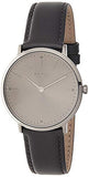 Hugo Boss Modern Grey Dial Black Leather Strap Watch for Men - 1513540