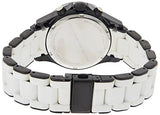 Marc Jacobs Rock Chronograph White Dial White SIlicone Steel Strap Watch for Women - MBM2574