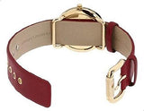Marc Jacobs Amy Burgundy Dial Burgundy Leather Strap Watch for Women - MBM1152