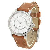 Marc Jacobs Roxy Silver Dial Brown Leather Strap Watch for Women - MJ1572