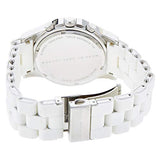 Marc Jacobs Pelly White Dial White Silicone Steel Strap Watch for Women - MBM2565