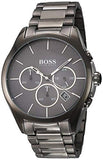 Hugo Boss Classic Grey Dial Grey Steel Strap Watch for Men - 1513364