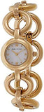 Marc Jacobs Rock White Dial Gold Stainless Steel Strap Watch for Women - MBM3005