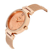 Guess Soho Rose Gold Dial Stainless Steel Watch For Women - W0638L4