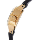 Marc Jacobs Blade Black Dial Black Leather Strap Watch for Women - MBM1345