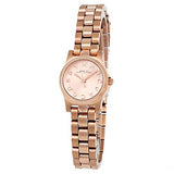 Marc Jacobs Dinky Rose Gold Dial Rose Gold Stainless Steel Strap Watch for Women - MBM3200