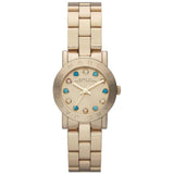 Marc Jacobs Amy Dexter Gold Dial Gold Stainless Steel Strap Watch for Women - MBM3218