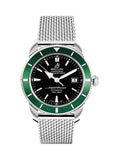 Breitling Superocean Heritage 42mm Chronograph Green Bezel Mens Watch - A1732136