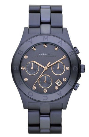 Marc Jacobs Blade Black Dial Black Stainless Steel Strap Watch for Men - MBM8581