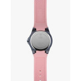 Guess Limelight Blue Dial Pink Rubber Strap Watch For Women - W0775L5