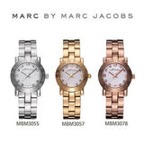 Marc Jacobs Mini Amy White Dial Silver Stainless Steel Strap Watch for Women - MBM3055