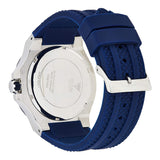 Guess Force White Dial Blue Rubber Strap Watch For Men - W0674G4