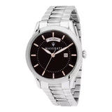 Maserati Tradizione Black Dial Stainless Steel Strap Watch For Men - R8853125002