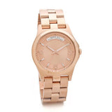 Marc Jacobs Baby Dave Rose Gold Dial Rose Gold Stainless Steel Strap Watch for Women - MBM3235
