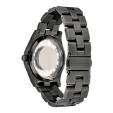 Marc Jacobs Henry Black Skeleton Dial Black Stainless Steel Strap Watch for Women - MBM3254