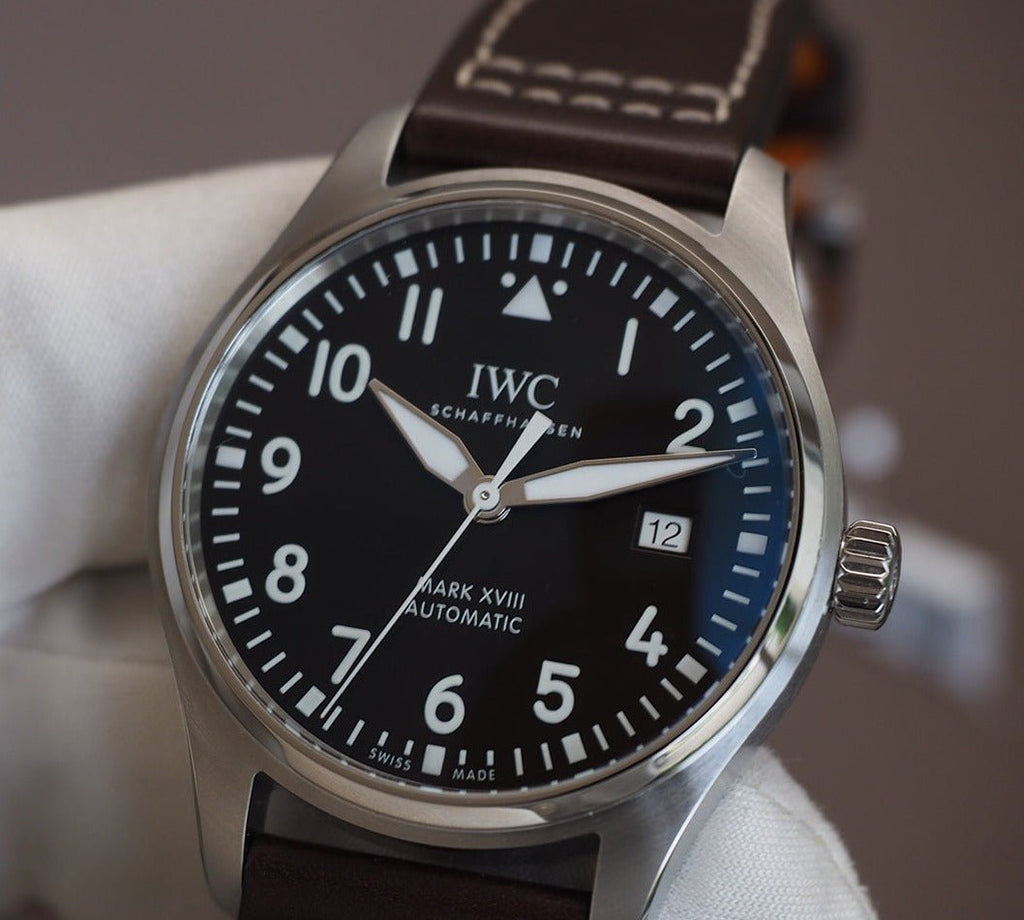 IWC Pilot's Watch Mark XVII Edition "Antoine De Saint Exupery" Brown Dial Brown Leather Strap Watch for Men - IW327003