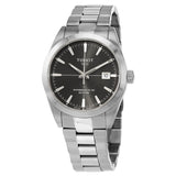 Tissot Gentleman Powermatic 80 Silicium Black Dial Silver Steel Strap Watch For Men - T127.407.11.061.01