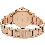 Burberry The City Rose Gold Dial with Diamonds Rose Gold Stainless Steel Watch for Women - BU9126