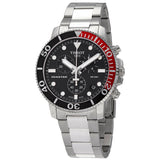 Tissot Seastar 1000 Chronograph Black Dial Silver Steel Strap Watch For Men - T120.417.11.051.01