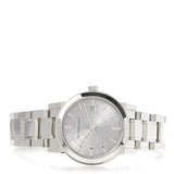 Burberry The City Silver Dial Silver Steel Strap Watch for Women - BU9143