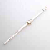 Marc Jacobs Blade White Dial White Leather Strap Watch for Women - MBM1344