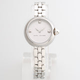 Marc Jacobs Courtney White Dial Silver Stainless Steel Strap Watch for Women - MJ3456