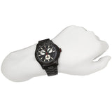 Gucci G-Timeless Chronograph Black Dial Black Steel Strap Watch For Men - YA126268
