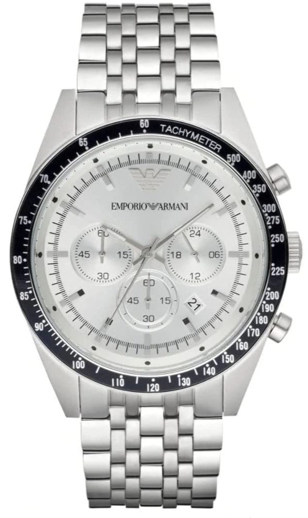 EMPORIO ARMANI AR6073 専用箱 説明書 腕時計 稼動品 稼動 EMPORIO ARMANI クロノグラフ腕時計 AR0673 クオーツ