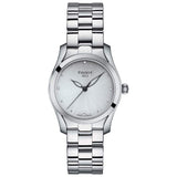 Tissot T Wave Diamonds White Dial Silver Steel Strap Watch For Women - T112.210.11.036.00