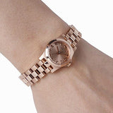 Marc Jacobs Dinky Rose Gold Dial Rose Gold Stainless Steel Strap Watch for Women - MBM3200