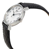 Tissot Everytime Small White Dial Black Leather Strap Watch For Women - T109.210.16.032.00