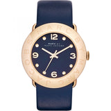 Marc Jacobs Blade Blue Dial Blue Leather Strap Watch for Women - MBM1224