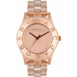 Marc Jacobs Blade Rose Gold Dial Stainless Steel Strap Watch for Women - MBM3127