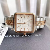 Marc Jacobs Vic Silver Dial Two Tone Steel Strap Watch for Women - MJ3463