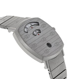Gucci Grip Quartz Silver Dial Silver Steel Strap Watch For Women - YA157401
