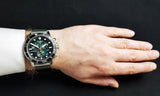 Tissot Seastar 1000 Chronograph Green Dial Silver Mesh Bracelet Watch For Men - T120.417.11.091.00