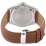 Tissot Gentleman Silver Dial Brown Leather Strap Watch For Men - T127.410.16.031.00