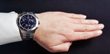 Tissot PR 100 Sport Quartz Chronograph Blue Dial Silver Steel Strap Watch For Men - T101.617.11.041.00