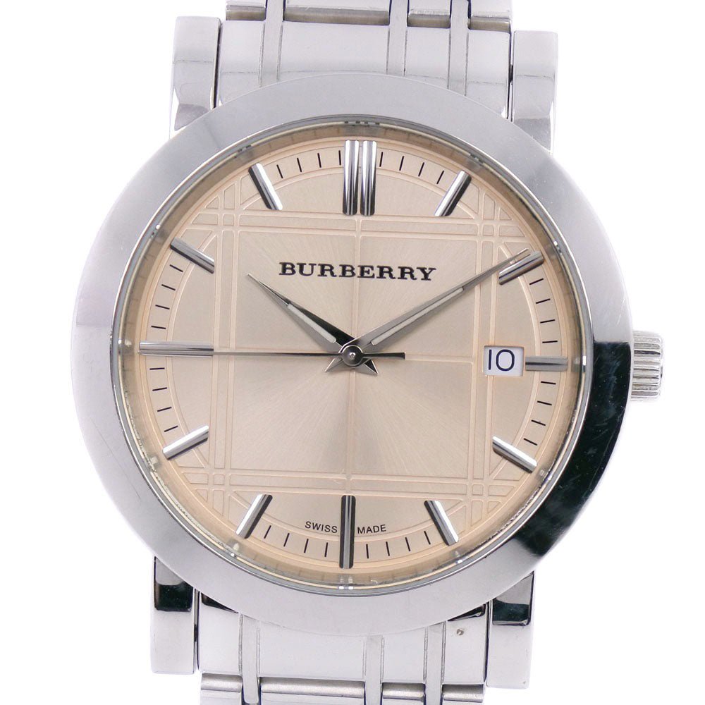 Burberry Heritage Collection Copper Dial Silver Steel Strap Watch for Men - BU1352