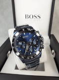 Hugo Boss Hero Sport Lux Blue Dial Blue Steel Strap Watch for Men - 1513758